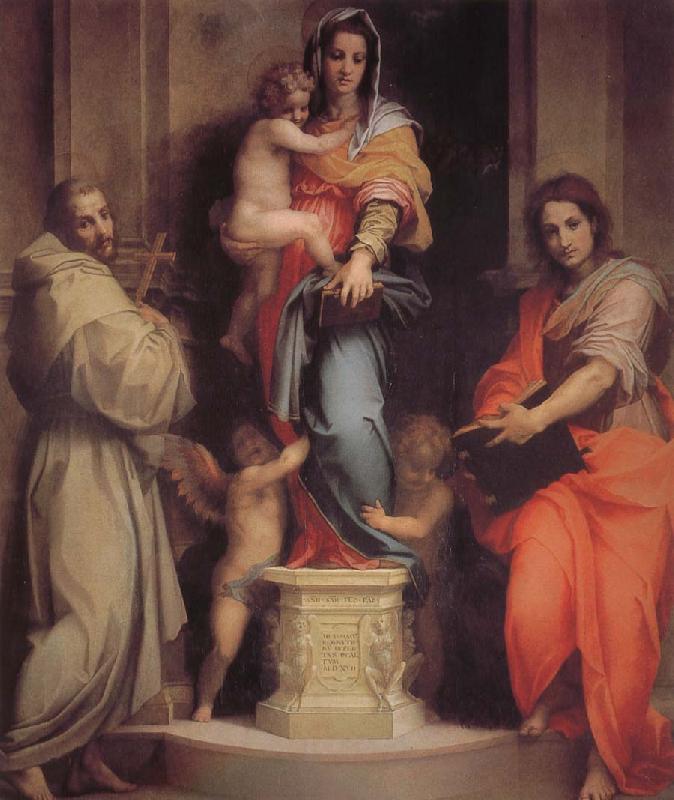 Andrea del Sarto Virgin Mary oil painting image